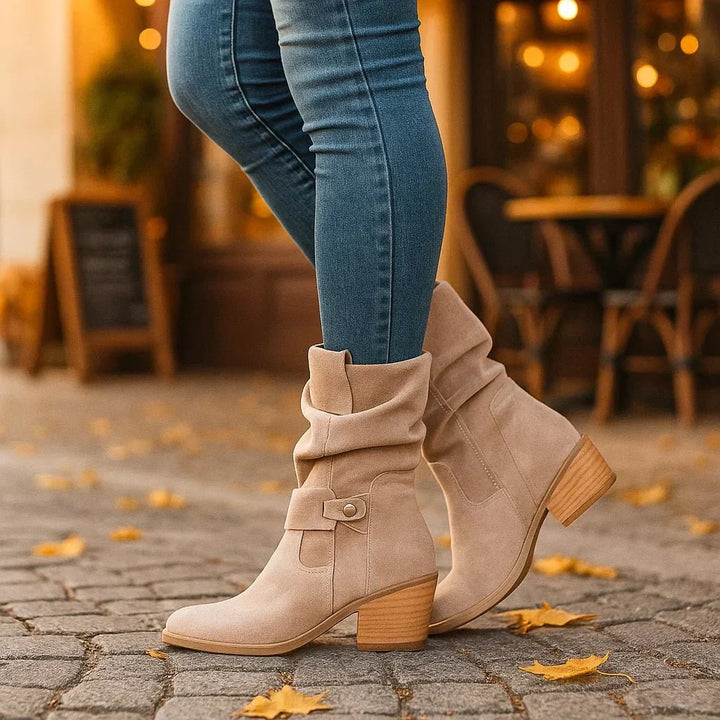 Sofia |  Suede Boots with Soft Sole